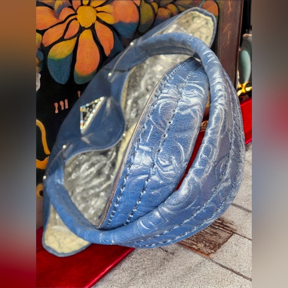 GUESS Bright Candy Collection Blue Tote Bag - Picture 3 of 14